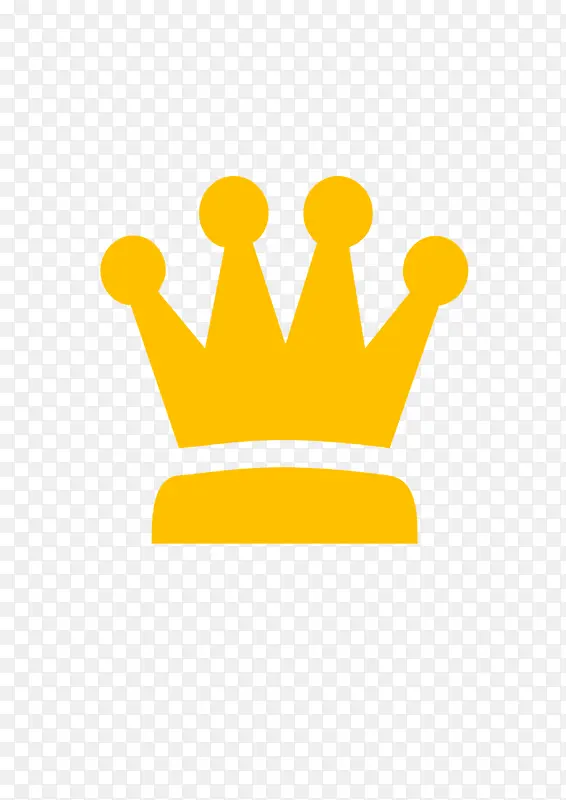 金色的皇冠的图标