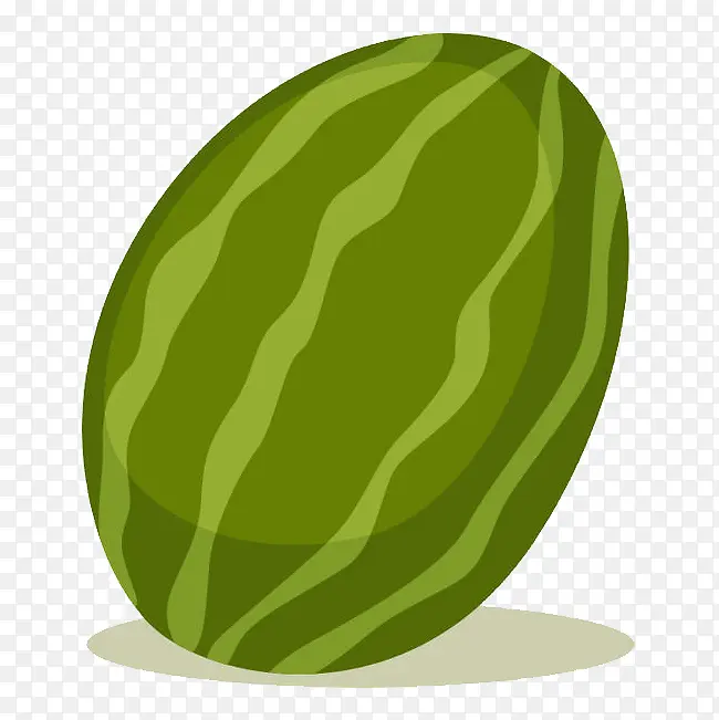 大块头卡通西瓜元素
