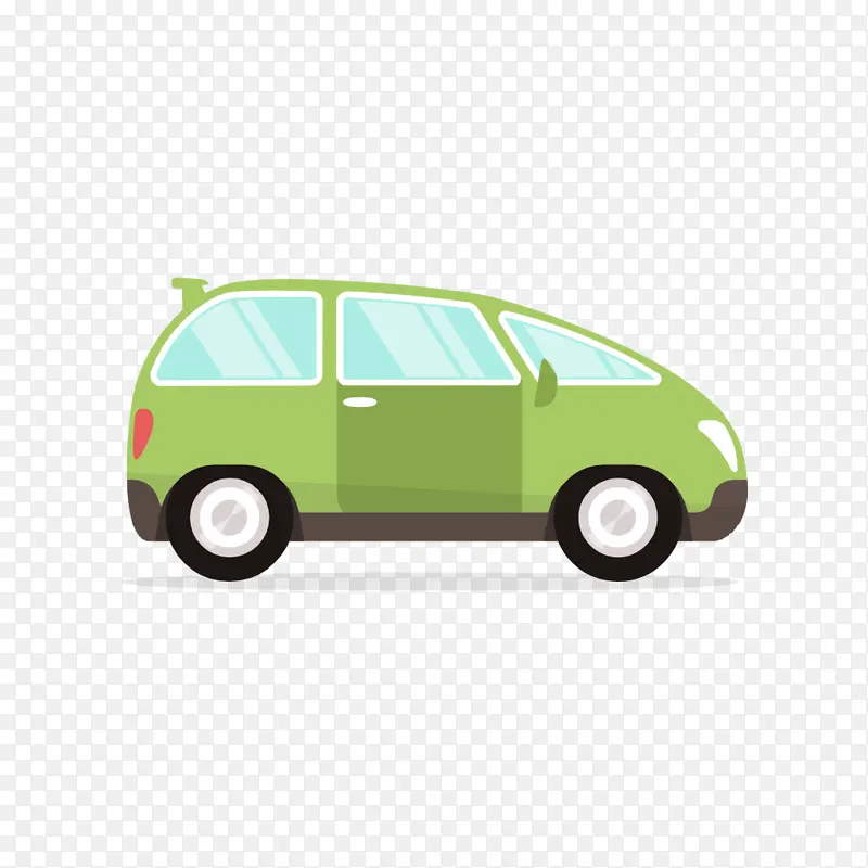 绿色四轮汽车