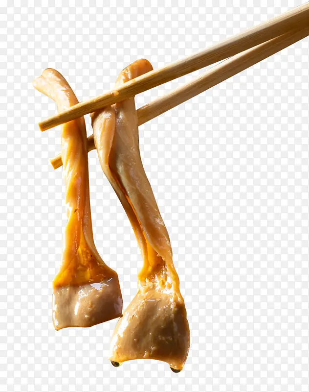鸭货 筷子夹食物 鸭  鸭肠