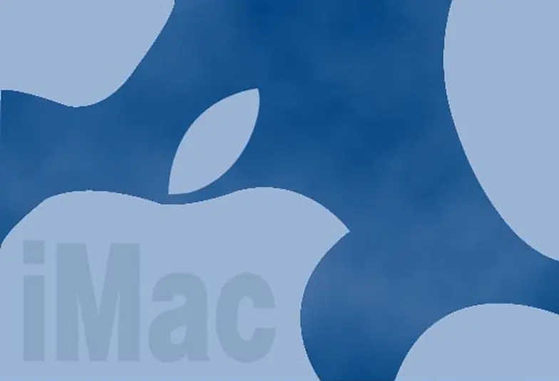 iMac 云纹商务苹果背景