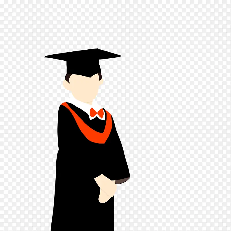 大学生毕业季黑色学士服PNG图片素材下载_图片编号qegxkeek-免抠素材网
