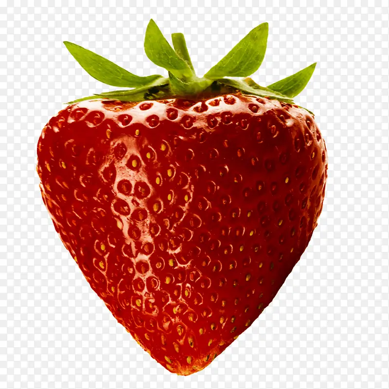 一颗完整的草莓 免扣元素