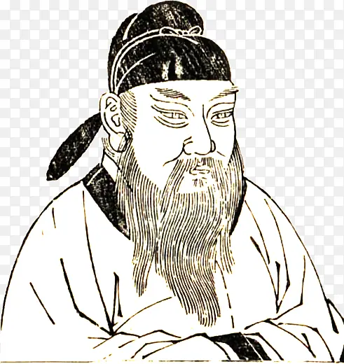 狄仁杰水墨画
