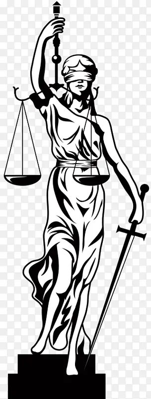 法律公平正义女神