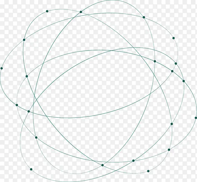 科技感线条球形矢量图