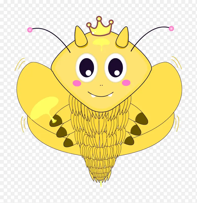 蜂王 手绘蜜蜂