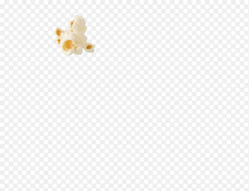 白色系爆米花