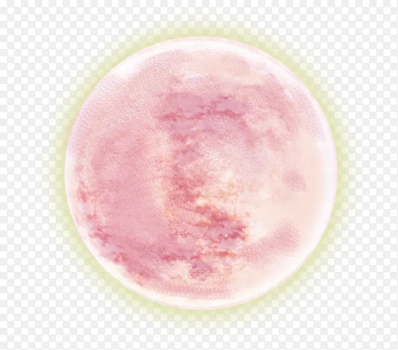 中秋粉红色的高清大月亮