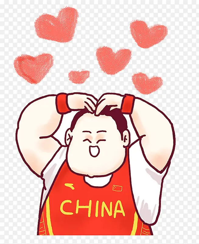 东京  奥运会  比心