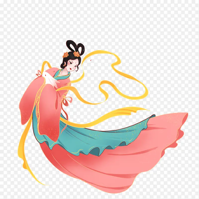嫦娥奔月月兔