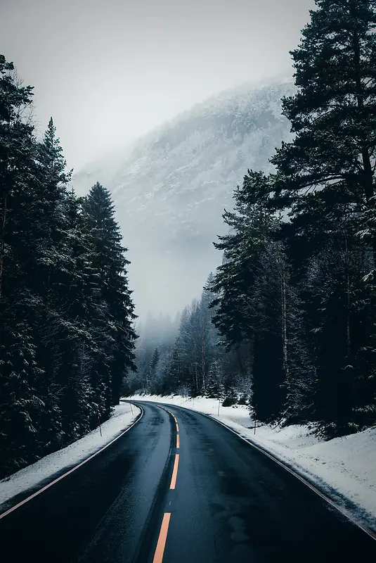 简单的道路风景