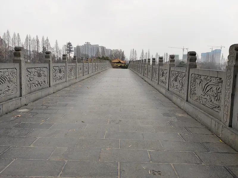 逍遥津古桥景