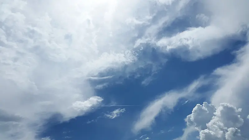 天空，蓝天白云，蓝天，白云