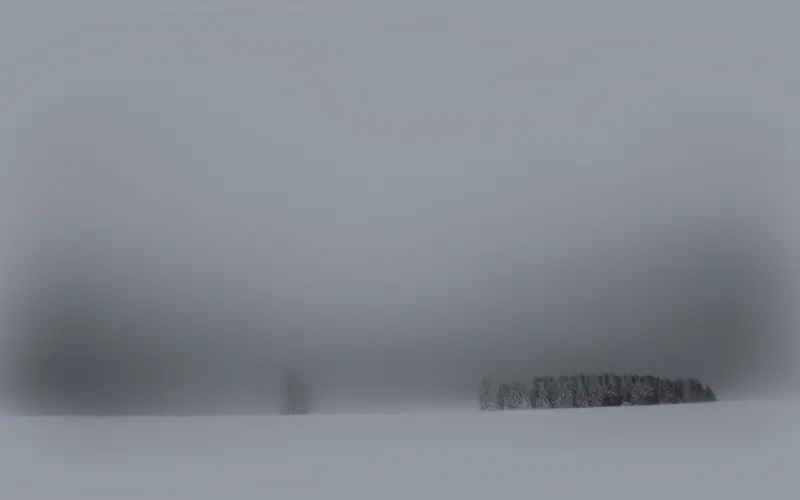 灰色雪景摄影