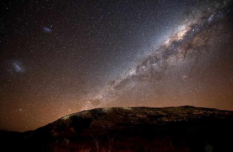 天空 银河 星夜 夜晚 星河