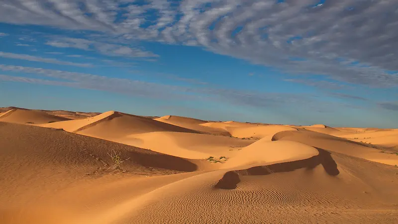 沙漠，沙子，天空，大自然