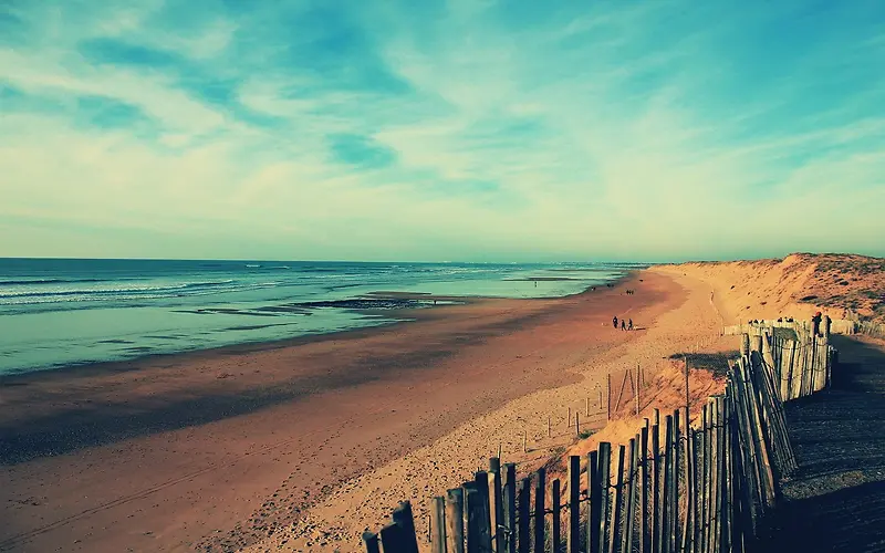 大海，天空，海浪，波浪