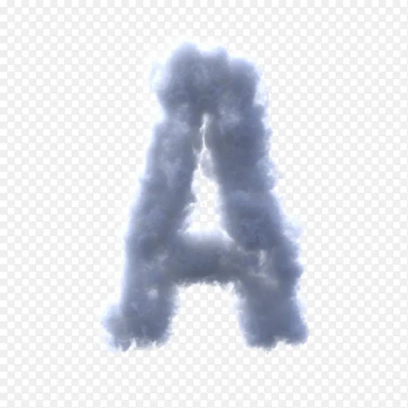 免扣元素云彩数字A
