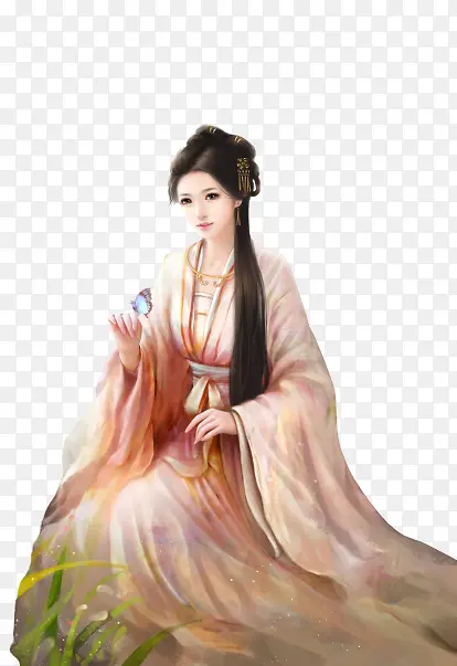 古风人物安静美女