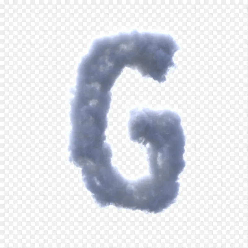 免扣元素云彩数字G