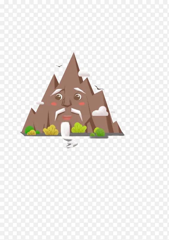 卡通山神爷爷