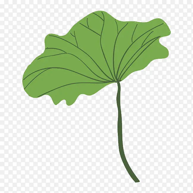 卡通荷花荷叶素材实用素材