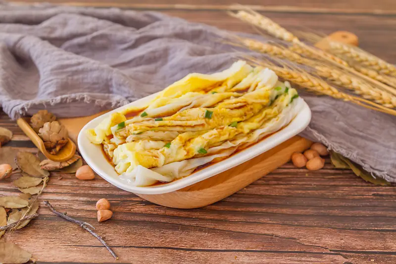 拍摄肠粉图片