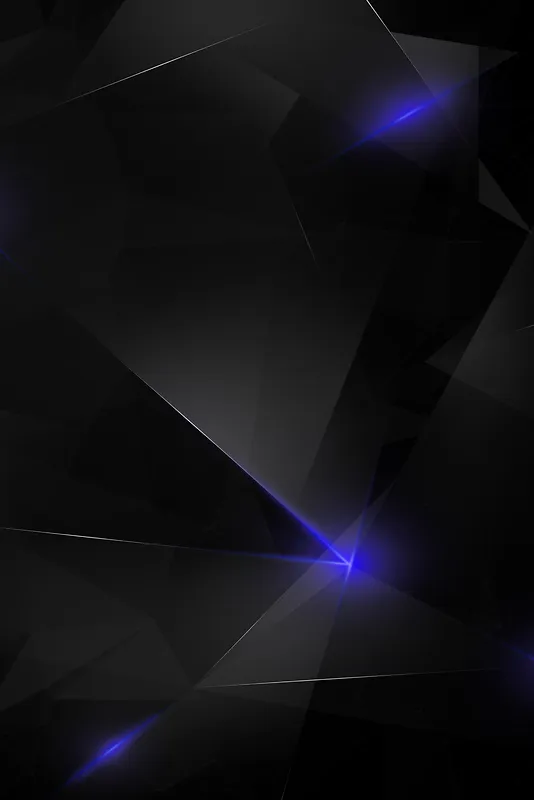 黑色科技感发光几何图形背景