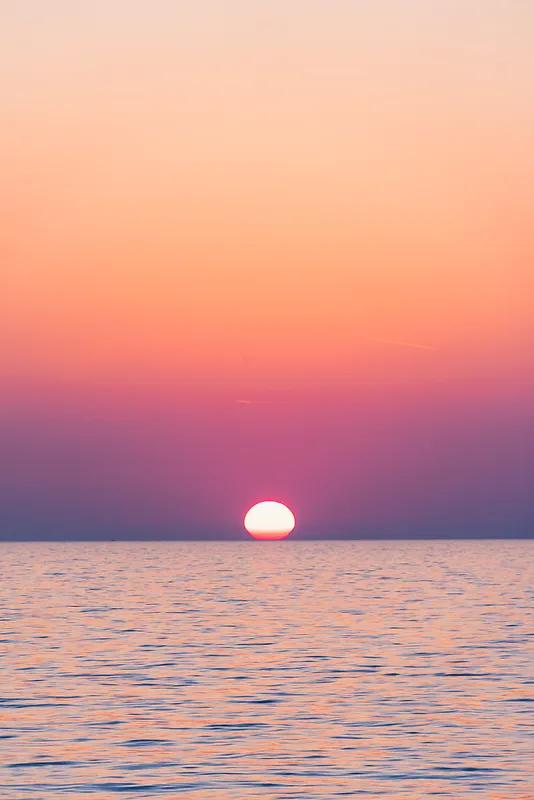 金色美丽日落天空