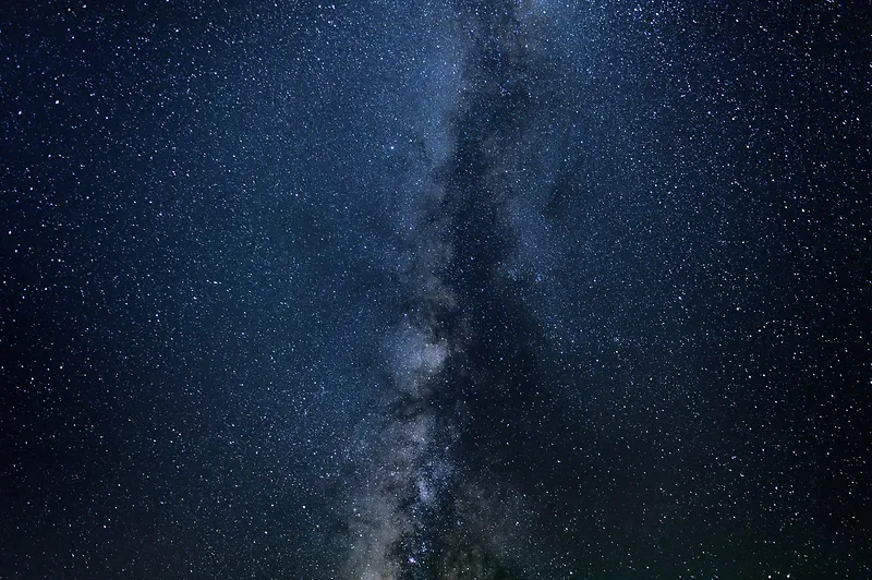 银河景观星空夜晚