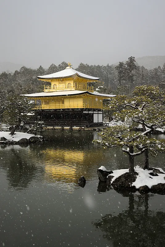 金阁寺建筑风景