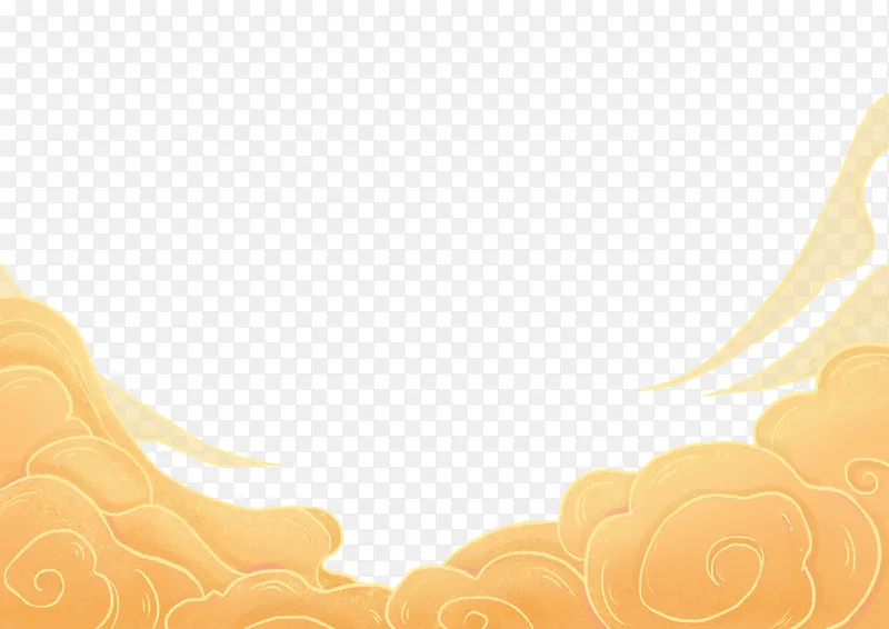 中国风祥云背景元素
