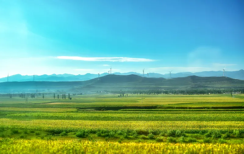 山西田野风景