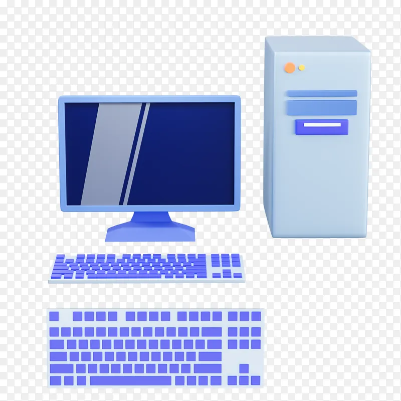 3D立体电脑计算机科技互联网图标元素