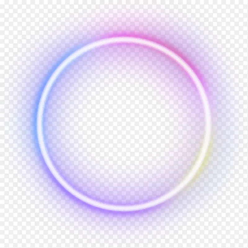 炫彩光效能量环星球宇宙光芒图