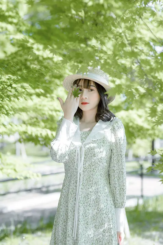 夏日小清新美女写真