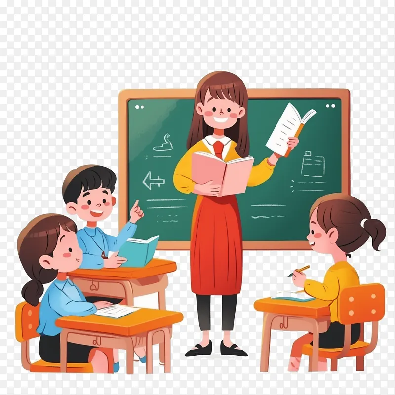 老师给学生们上课场景素材PNG图片素材下载_图片编号dyjvdxjddy-免抠素材网