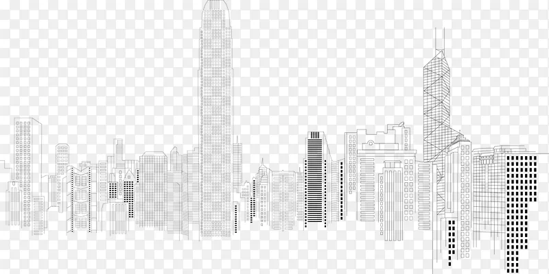 城市手绘图