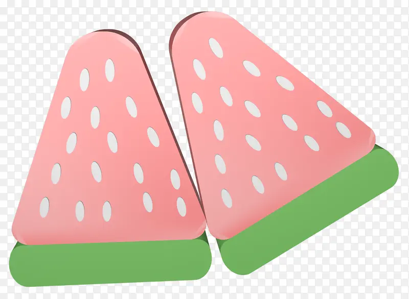 卡通可爱大暑节气c4d西瓜3D立体元素