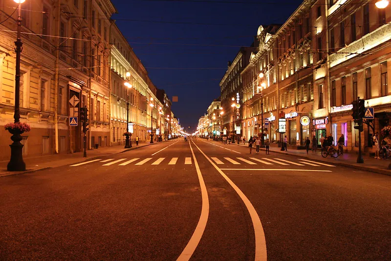 城市夜晚街景