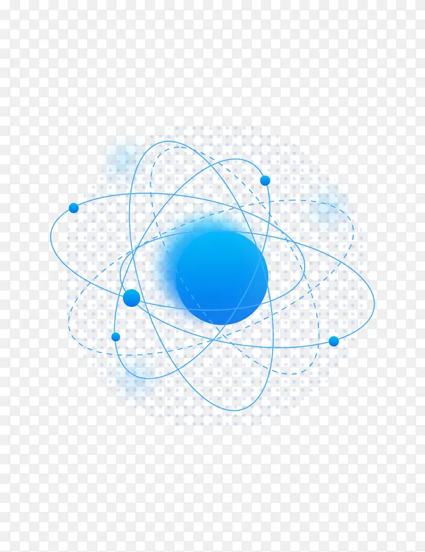 科技星球圆形球体互联网商务线条装饰