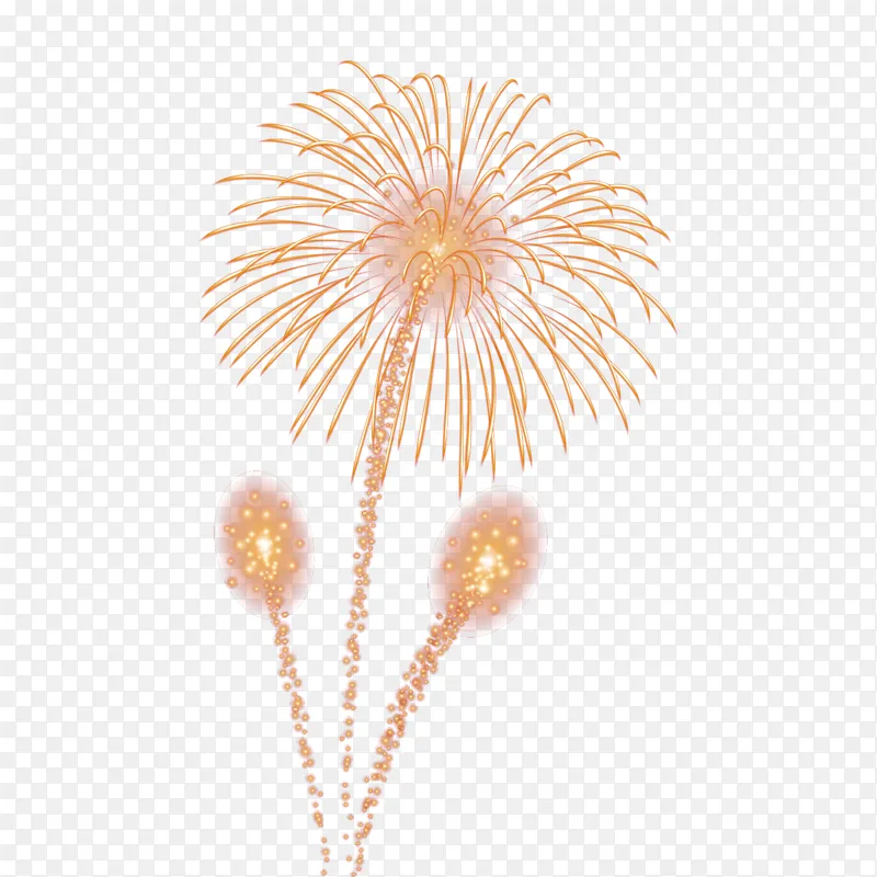 国庆节庆祝烟花炮仗亮黄色
