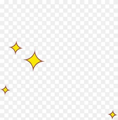 卡通黄色小星星