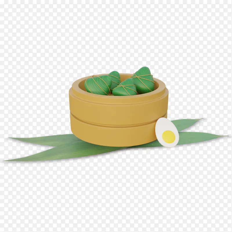 端午节卡通粽子茶叶蛋粽叶