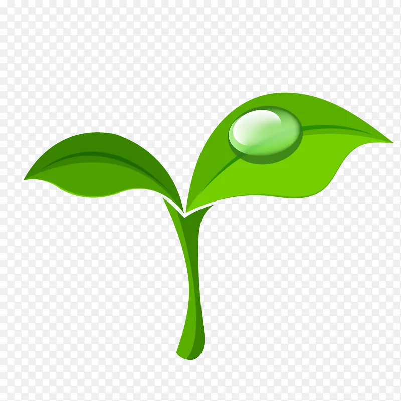 植树节手绘小树苗矢量元素