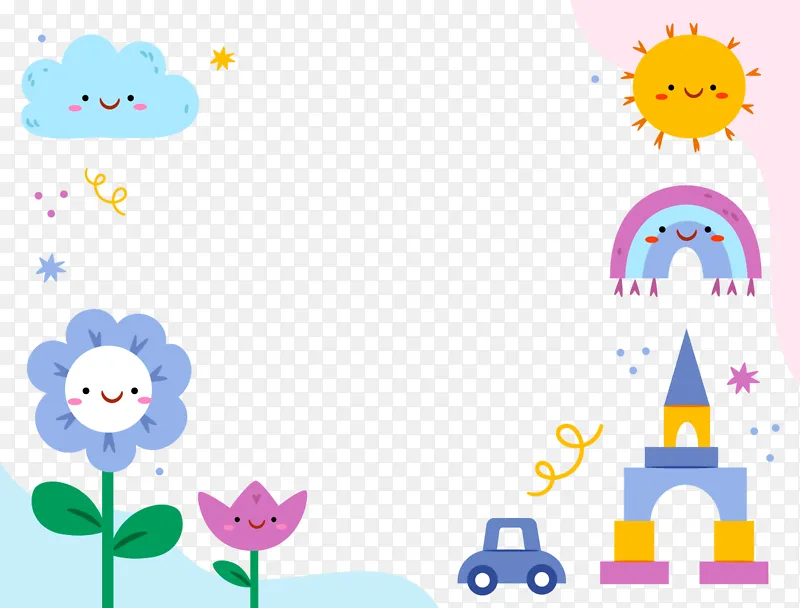 幼儿园手抄报墙画