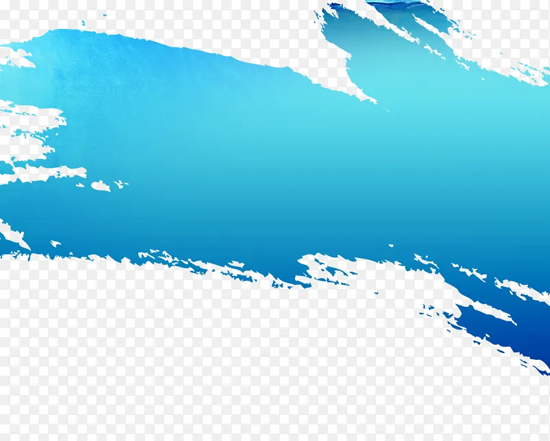 渐变手绘海