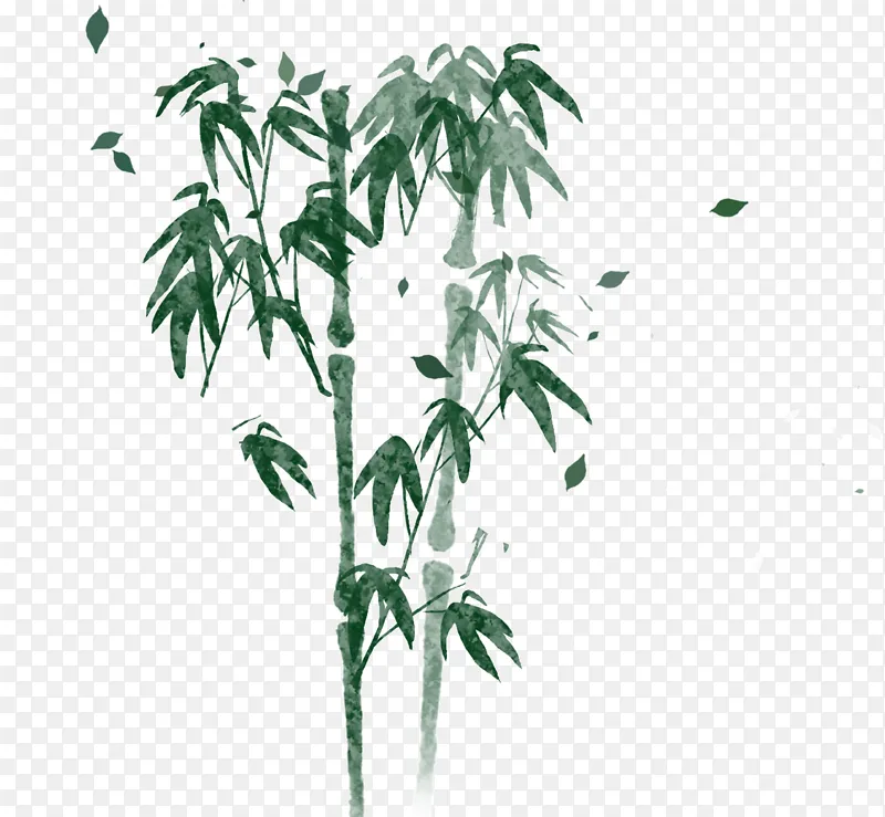 彩绘卡通竹子竹叶植物PNG图片素材下载_图片编号byjebgbxkq-免抠素材网