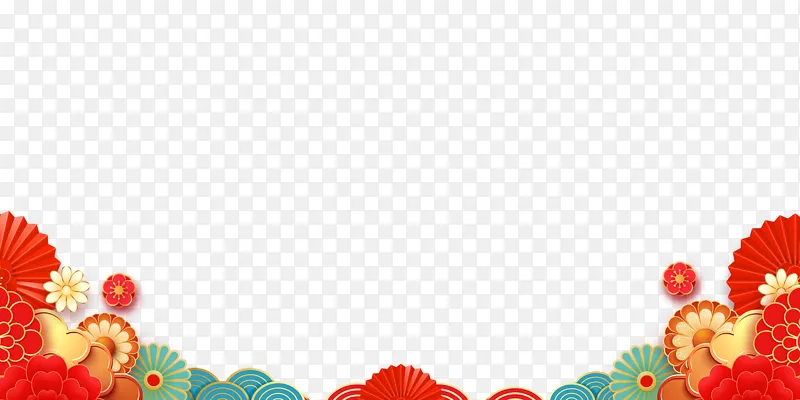 中国风喜庆花边装饰PNG素材PNG图片素材下载_图片编号bnklgyrjpw-免抠素材网